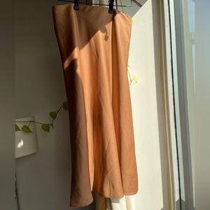 Uniqlo Satin Midi Skirt